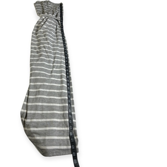 Maurices Stripe Tulip Hem Maxi Dress XXL gray and white - Picture 7 of 8
